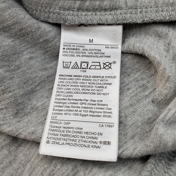 Love by Gap Medium Heather Gray Baby Its Cold Outside Sweatshirt Dress Pre-Owned - Picture 5 of 6